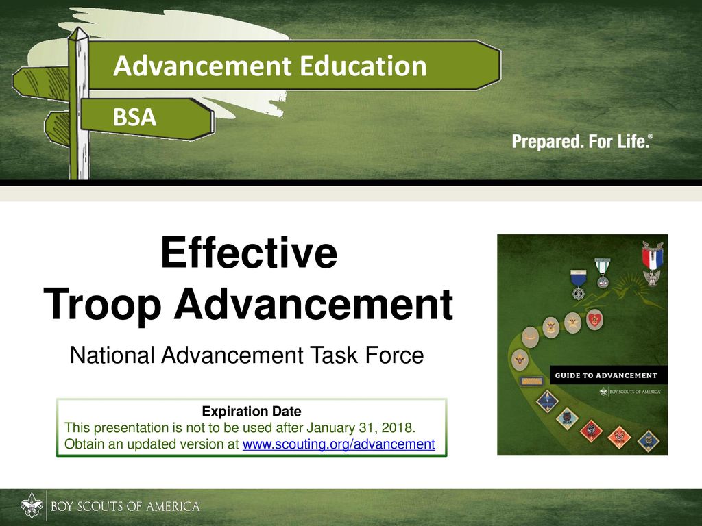 Effective Troop Advancement - ppt download