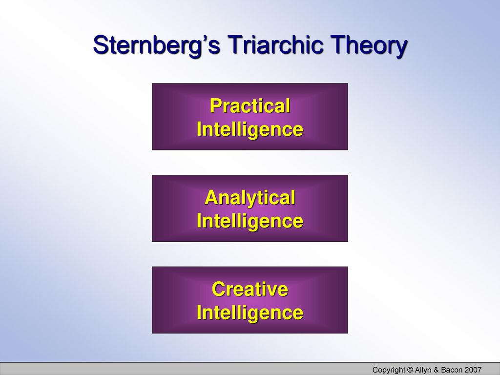 Sternberg’s Triarchic Theory