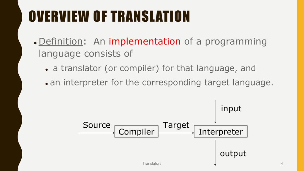 Overview of Compilation The Compiler Front End - ppt download