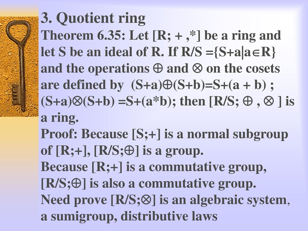 Mathematical Structures: Groups, Rings, and Fields - ppt video online  download