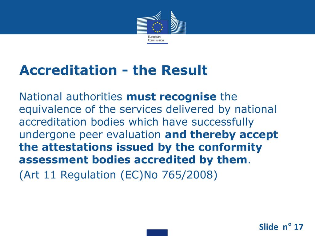 Internal Market for Goods Conformity assessment in EU product ...