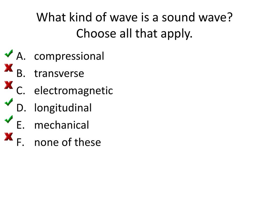 Waves and Sound Clickers - ppt download