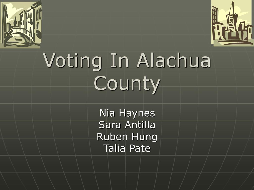 Voting In Alachua County