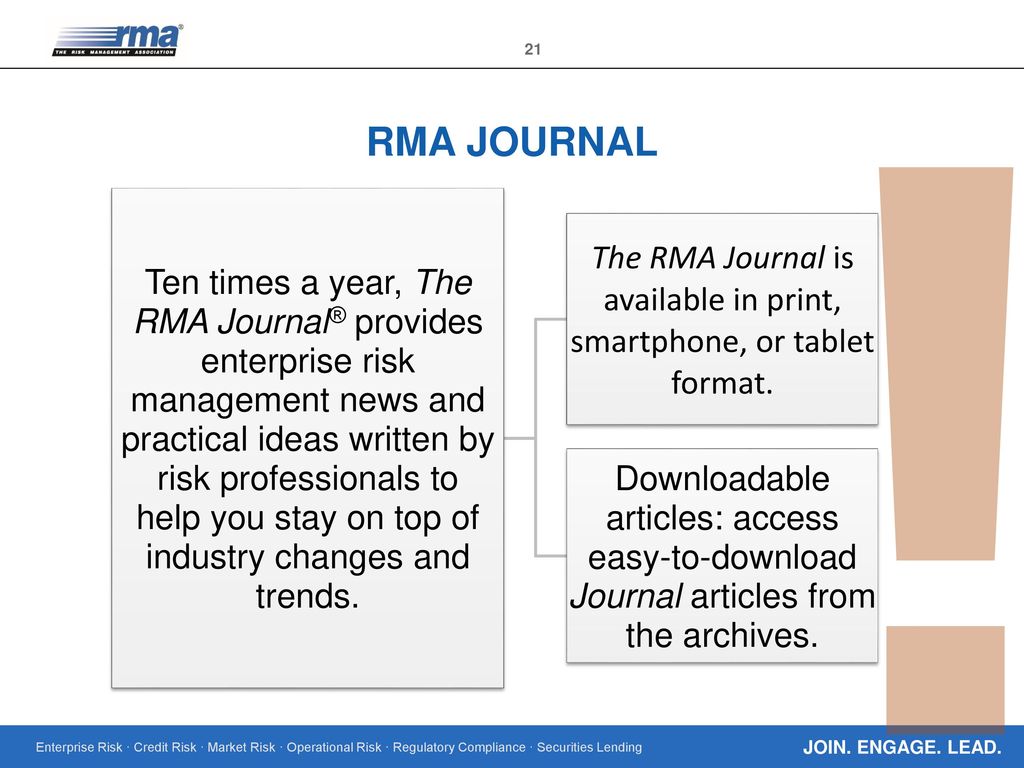 Rma Membership benefits ppt download