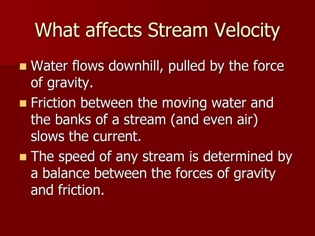 Erosion Of Rock By Moving Water Ppt Download 