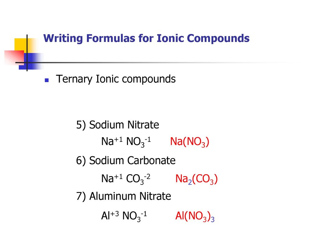Sodium nitrate formula