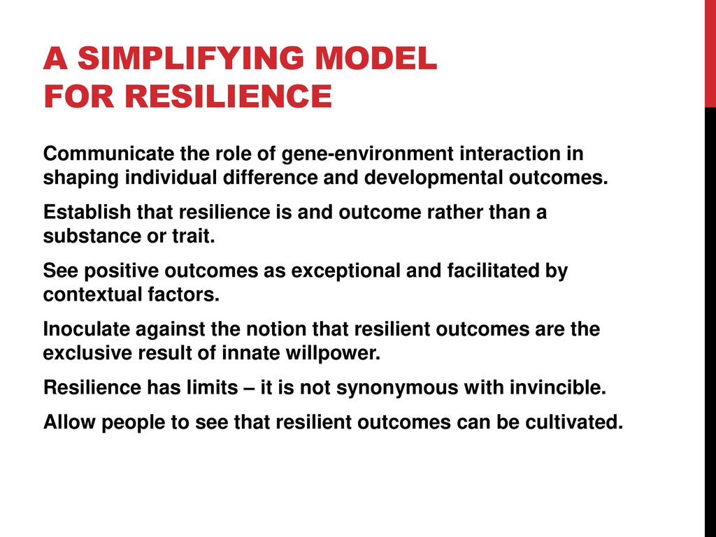 The Resilience Scale Using Metaphor To Communicate A Developmental ...