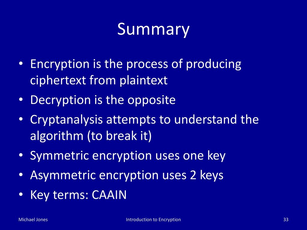 Principles of encryption ppt download