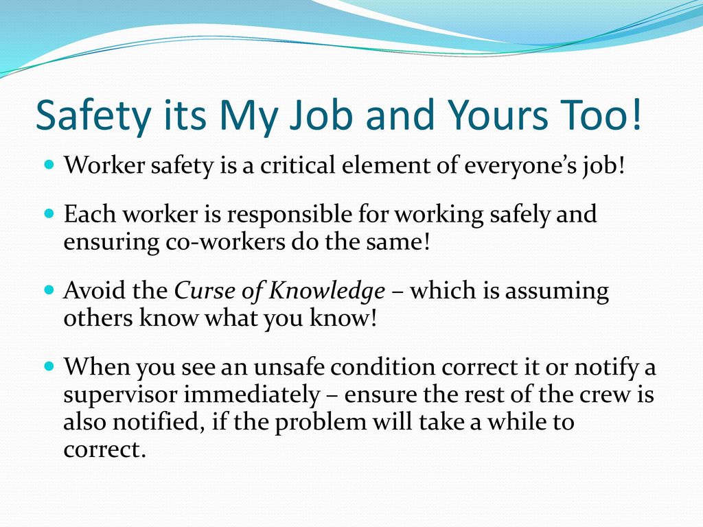 Safety is a Shared Responsibility! - ppt download