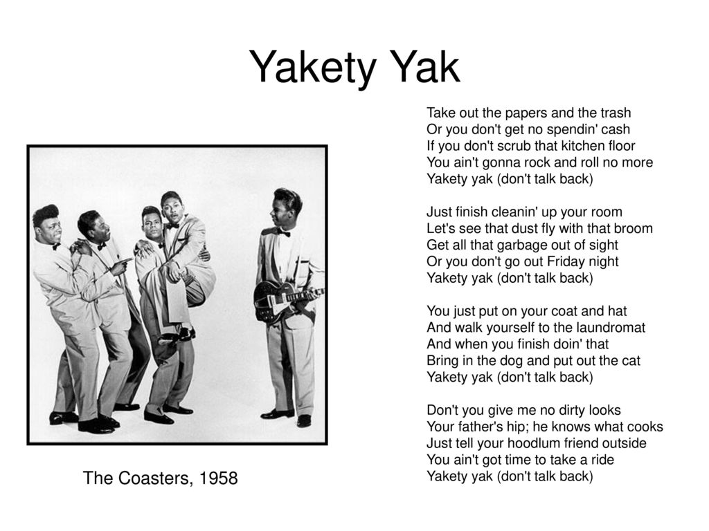 Music from the 1950s. ppt download
