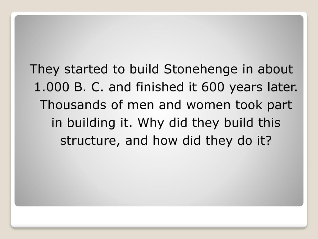 Stonehenge ppt download