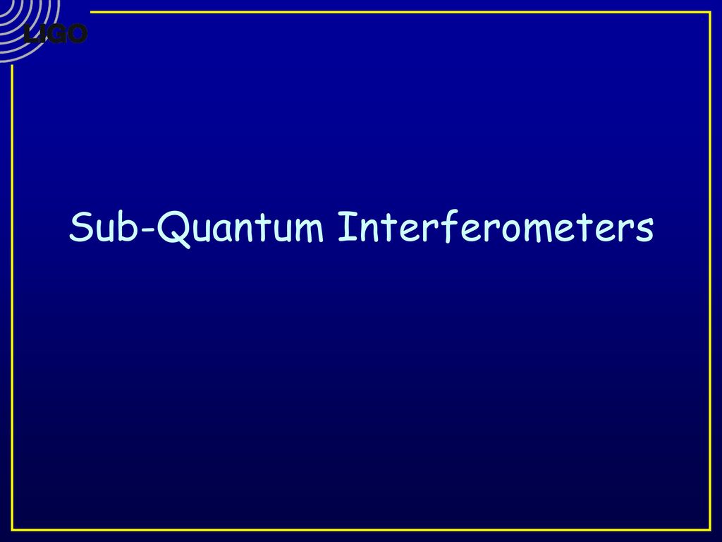 Sub-Quantum Interferometers