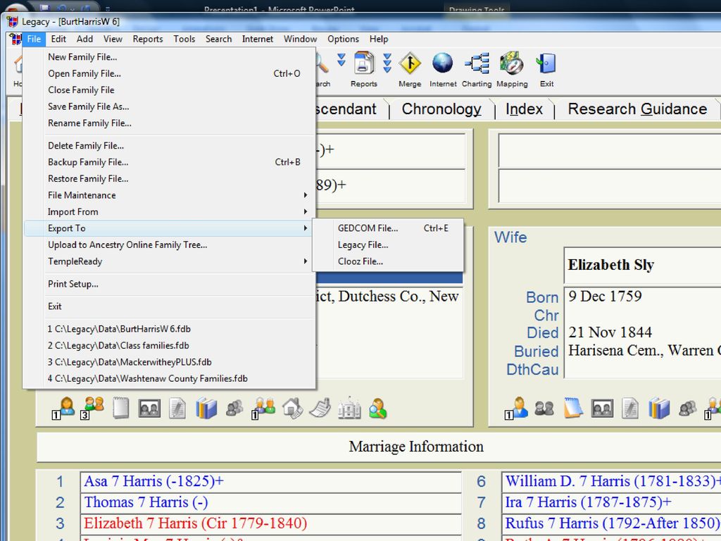 Importing exporting gedcom files ppt download