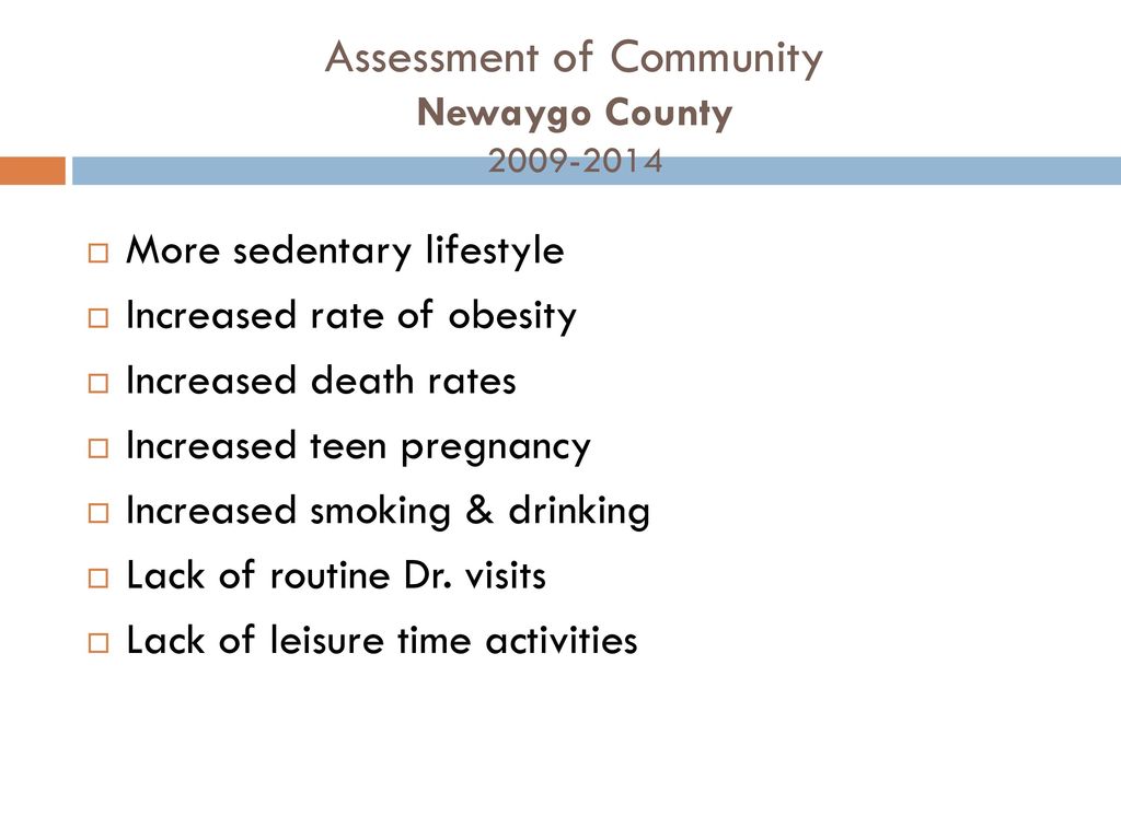 Assessment of Community Newaygo County