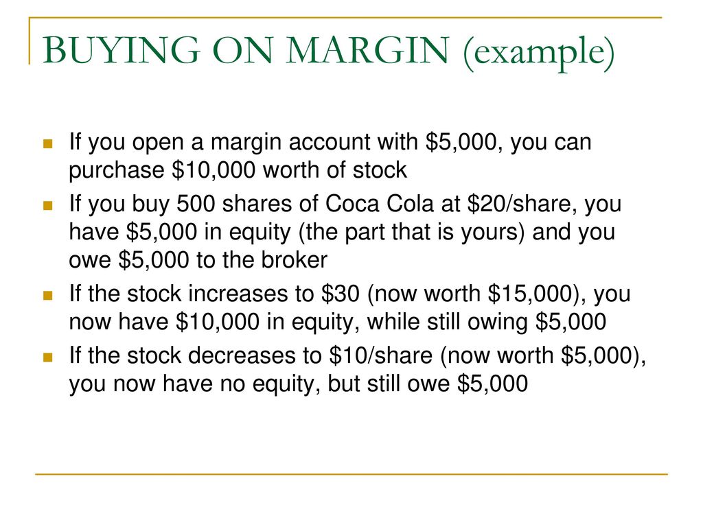 Buying On Margin Definition