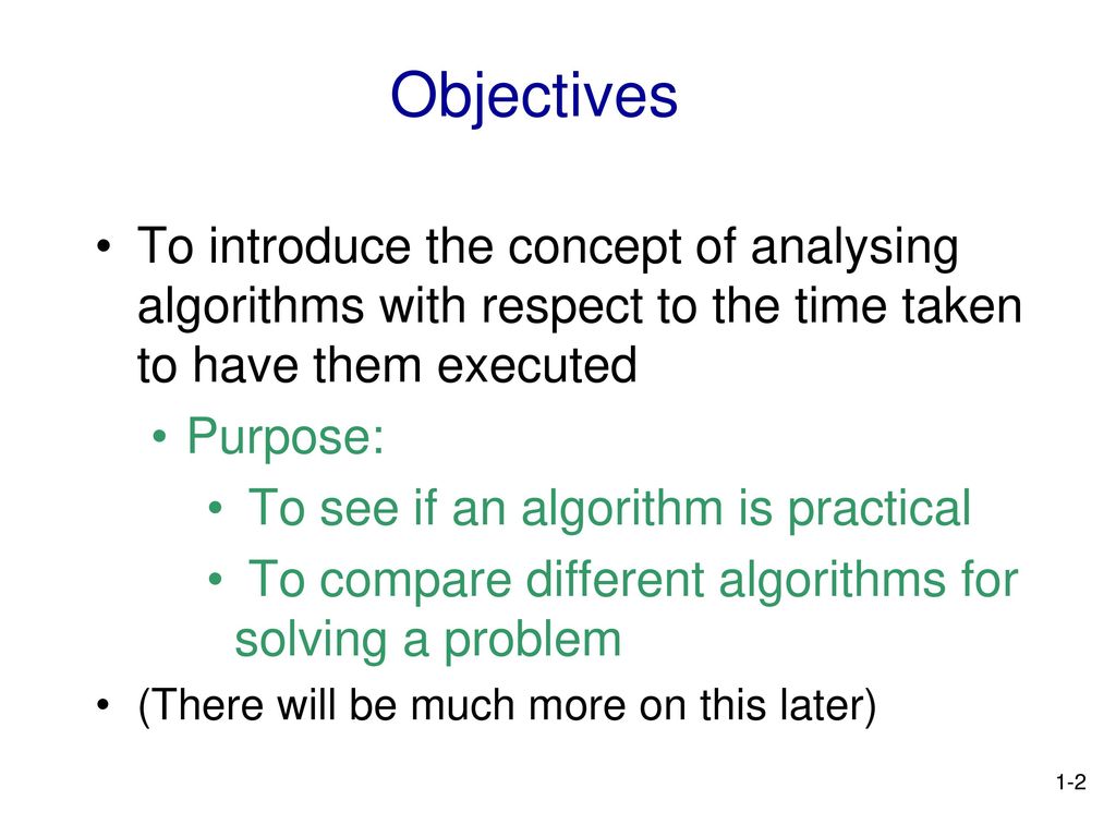 Introduction to Analysis of Algorithms - ppt download