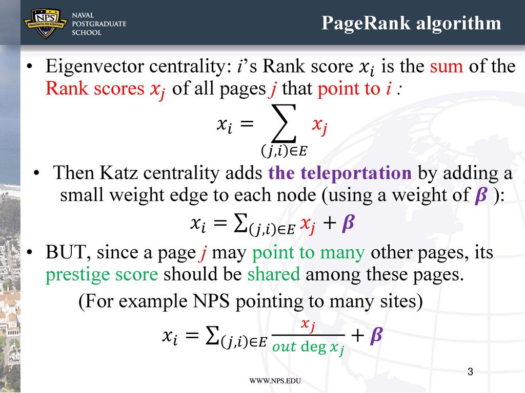 Centralities 4 By Ralucca Gera Nps Excellence Through Knowledge Ppt Download