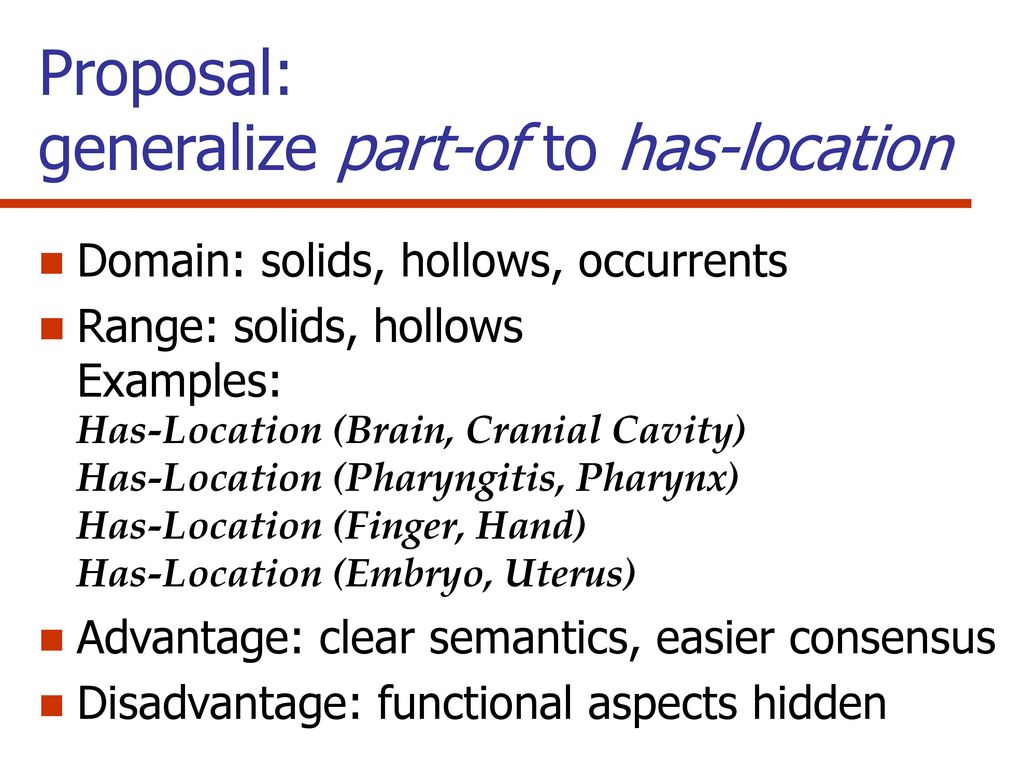 Proposal: generalize part-of to has-location