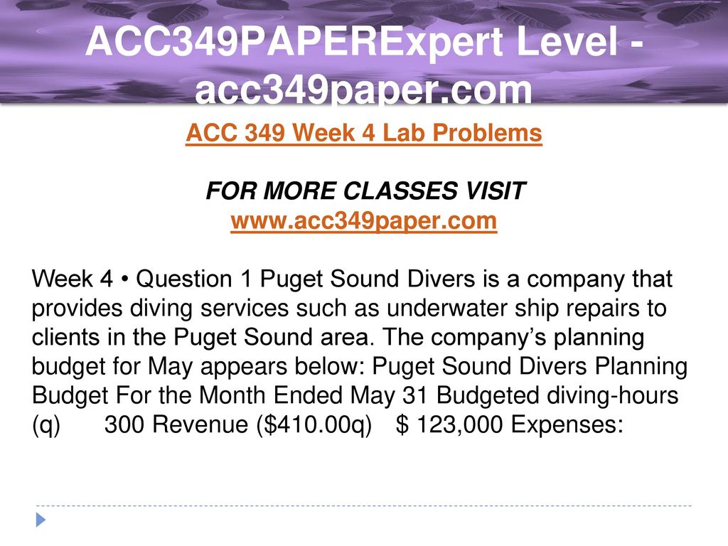 ACC349PAPERExpert Level -acc349paper.com