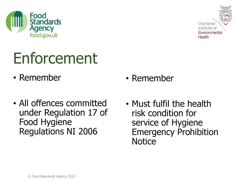 Learn more with the Food Standards Agency - ppt download