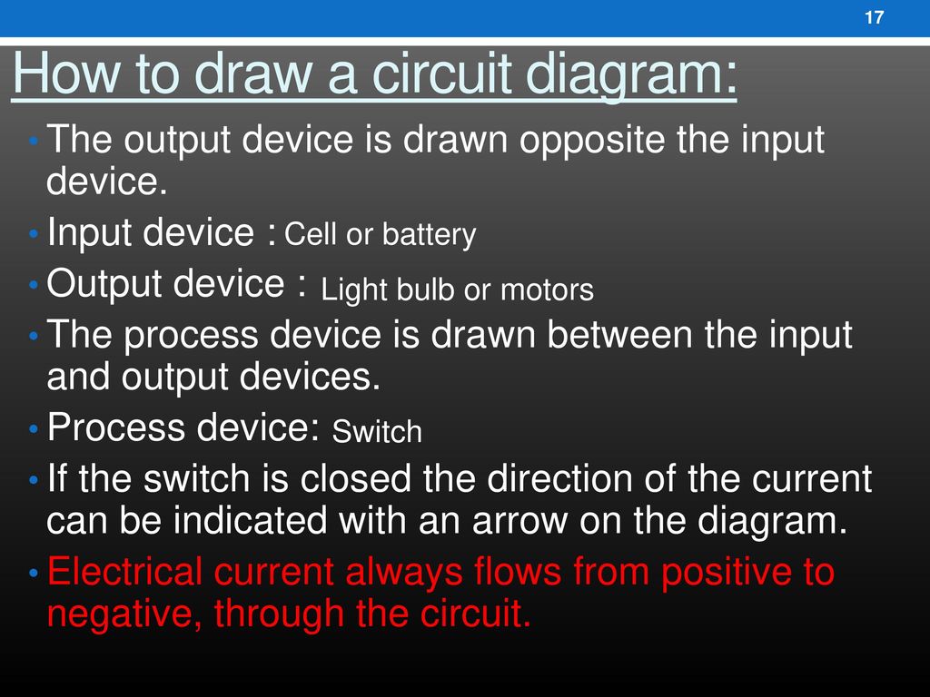 T3t1 Electrical circuits Circuit Diagram