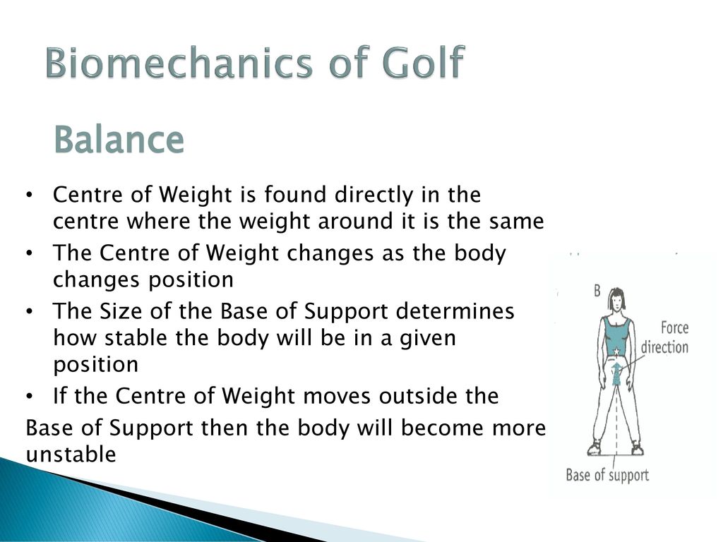Biomechanics of Golf Balance