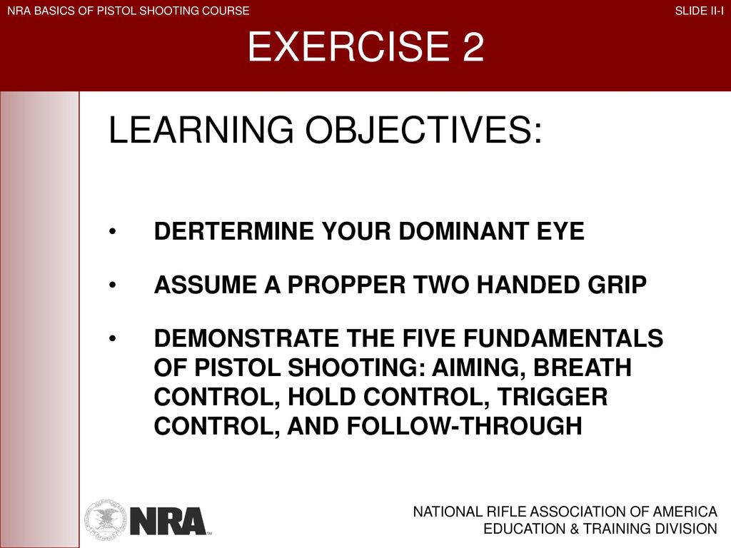 Welcome To The Nra Basics Of Pistol Shooting Blended Ppt Download