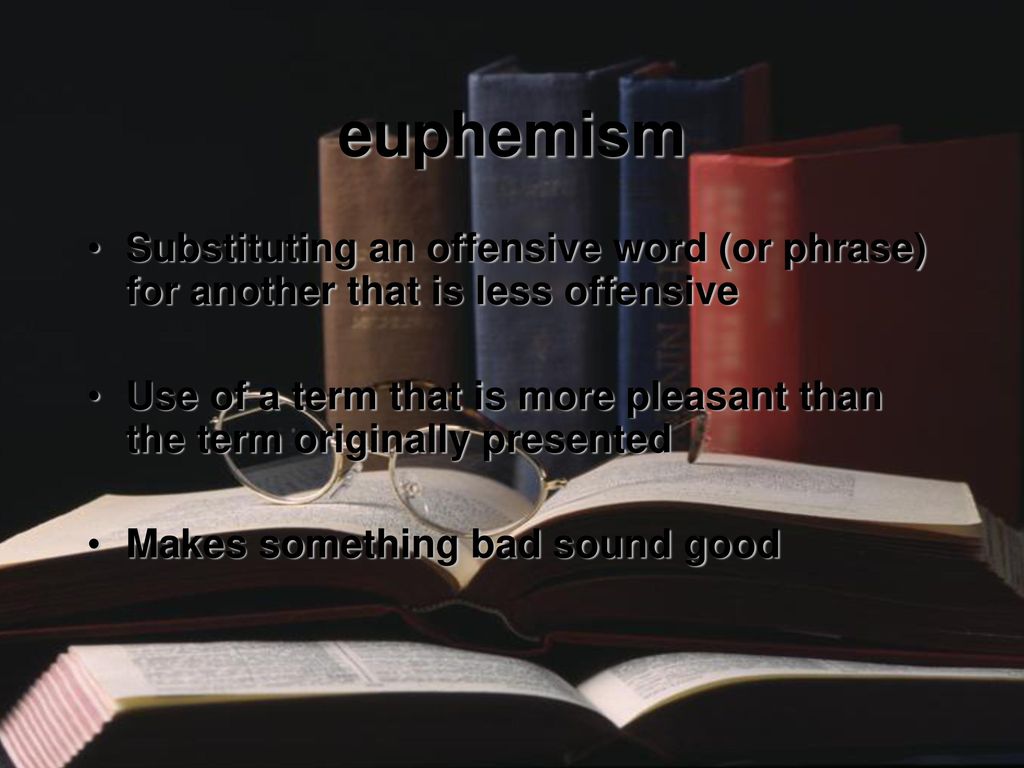 Lit. Term Tuesday euphemism and elision. ppt download