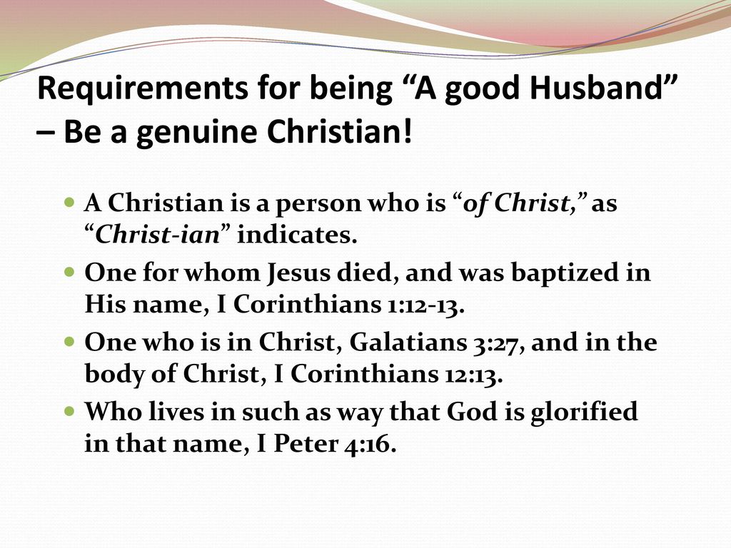 God's High Thoughts And Ways For Husbands And Fathers - Ppt Download