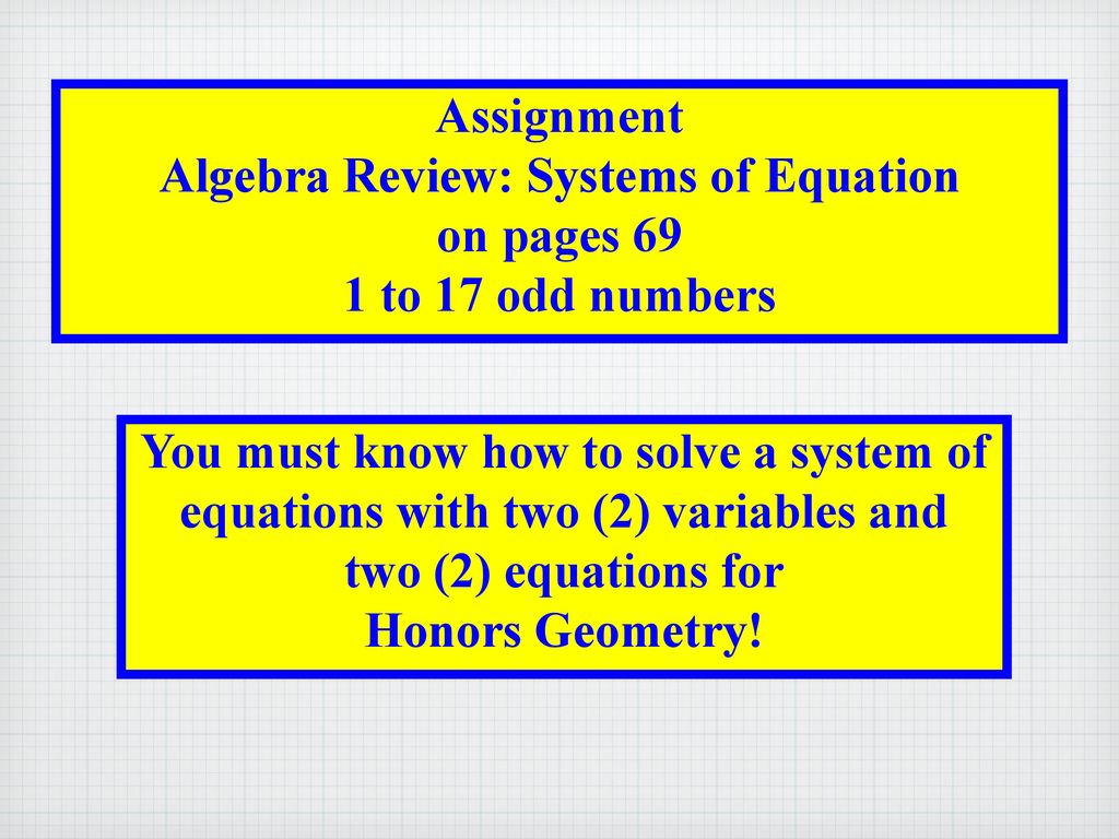 algebra-review-systems-of-equations-page-ppt-download