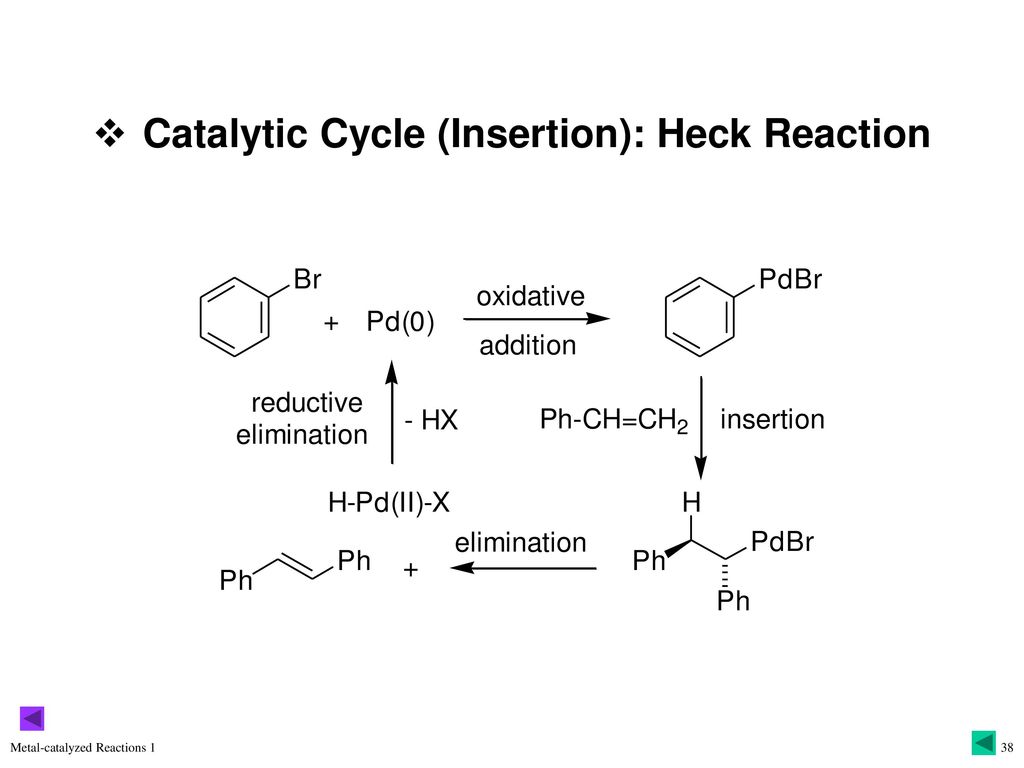 Catalytic Cycle (Insertion): Heck Reaction