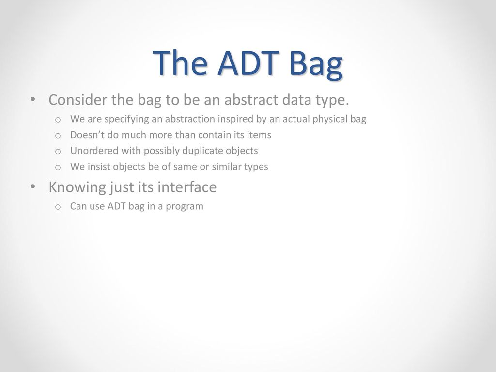 Data Abstraction The Walls Ppt Download