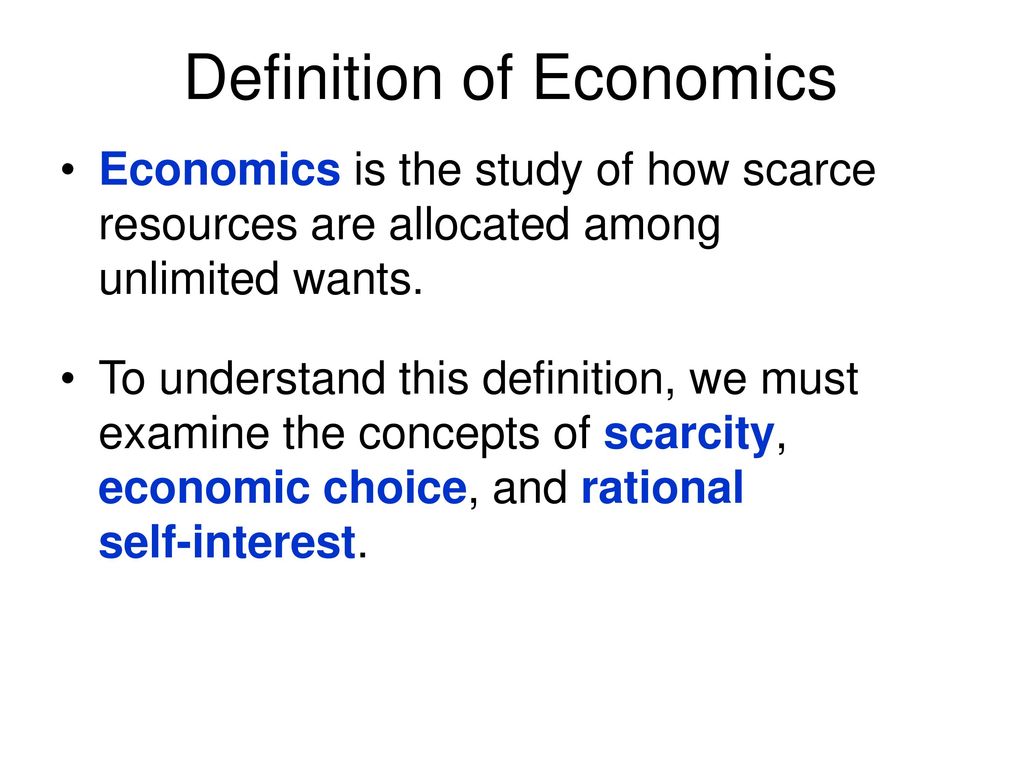 economics: the world around you - ppt download
