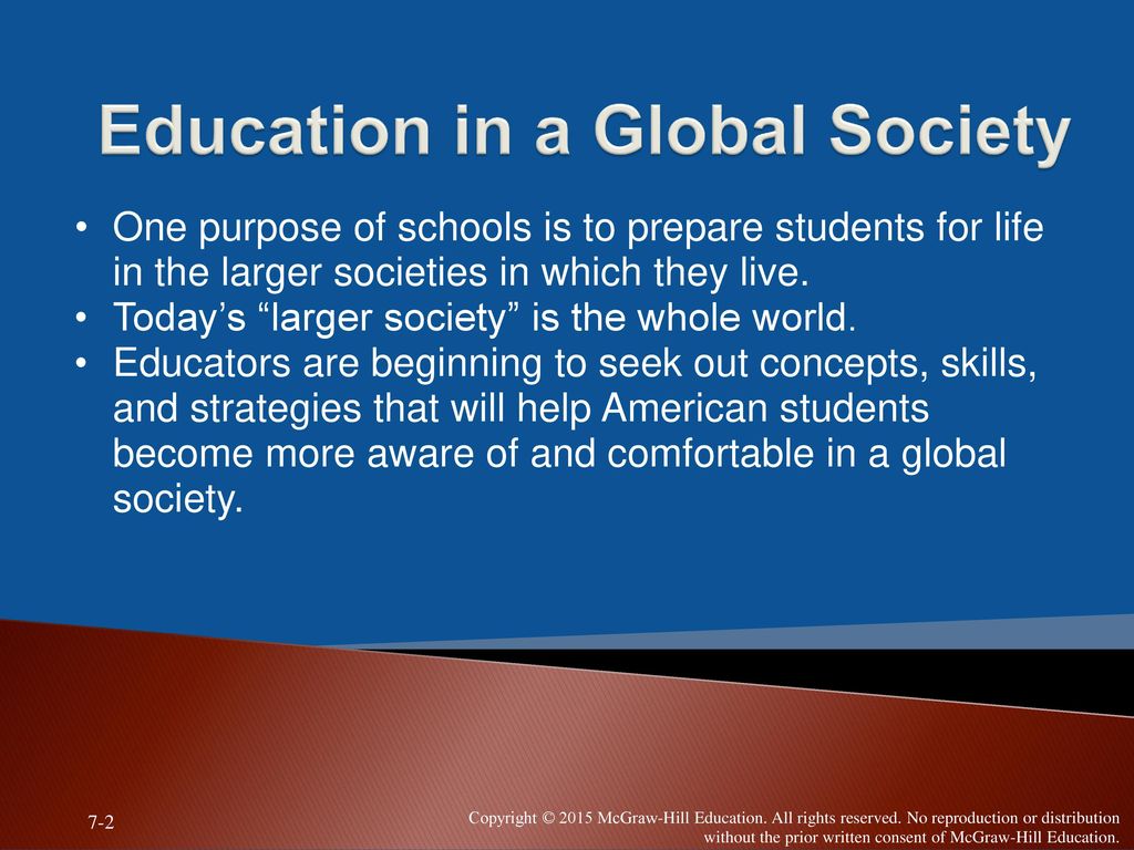 Education in a Global Society