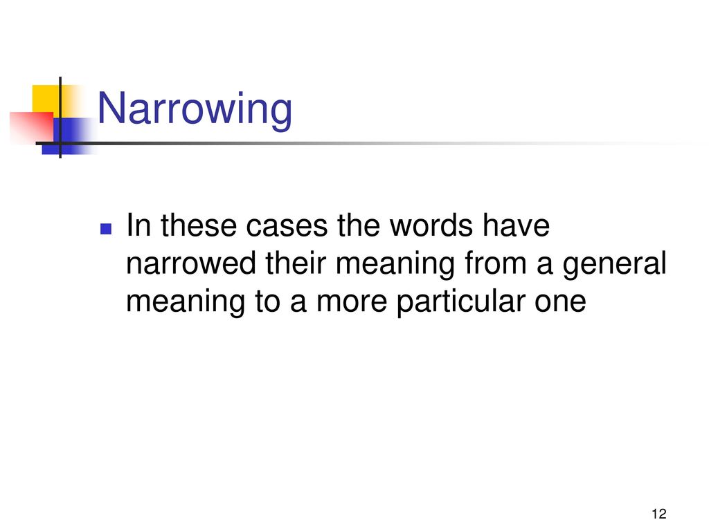 Lesson 14 Lexical semantics 2 Semantic change ppt download
