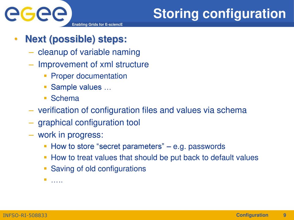 Configuration for glite ppt download