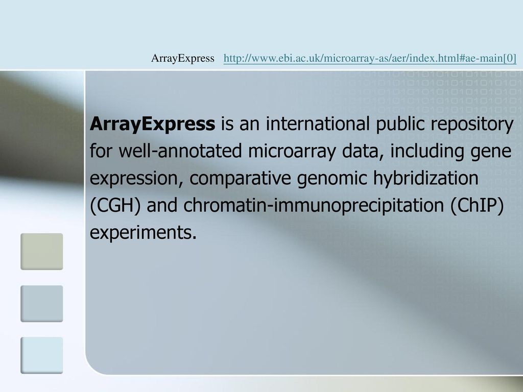 Using ArrayExpress. - ppt download