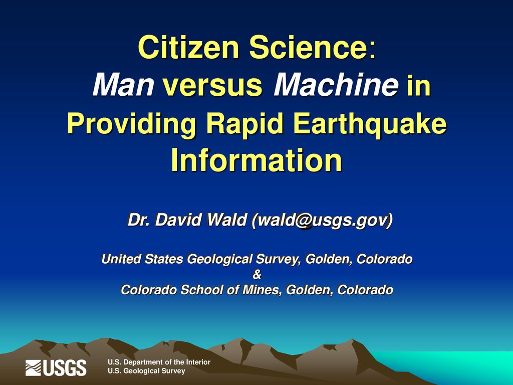 Citizen Science: Man versus Machine in Providing Rapid Earthquake Information