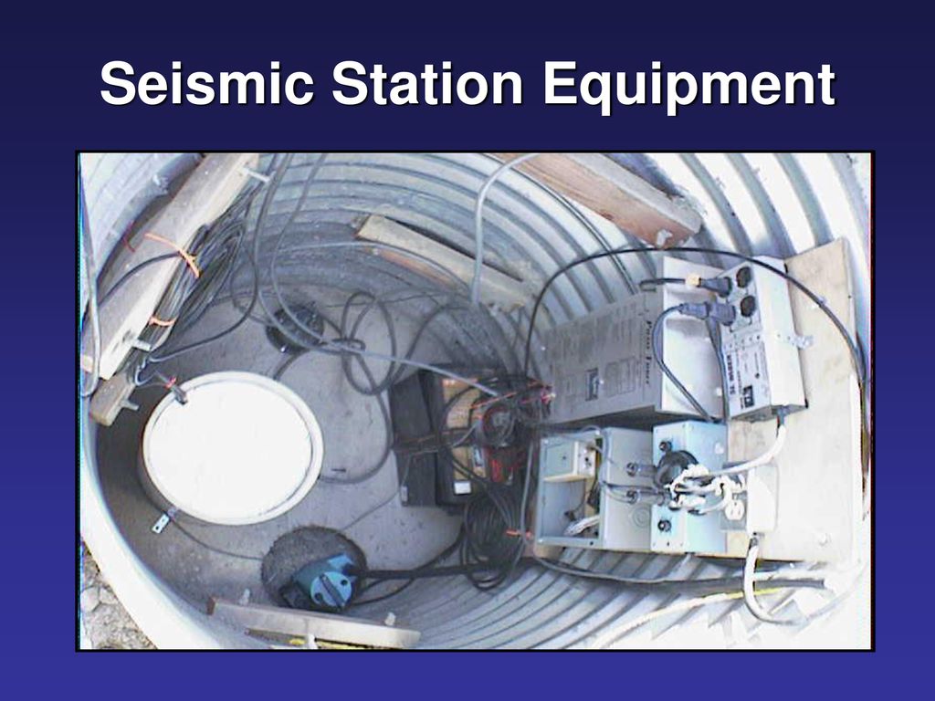 Seismic Station Equipment