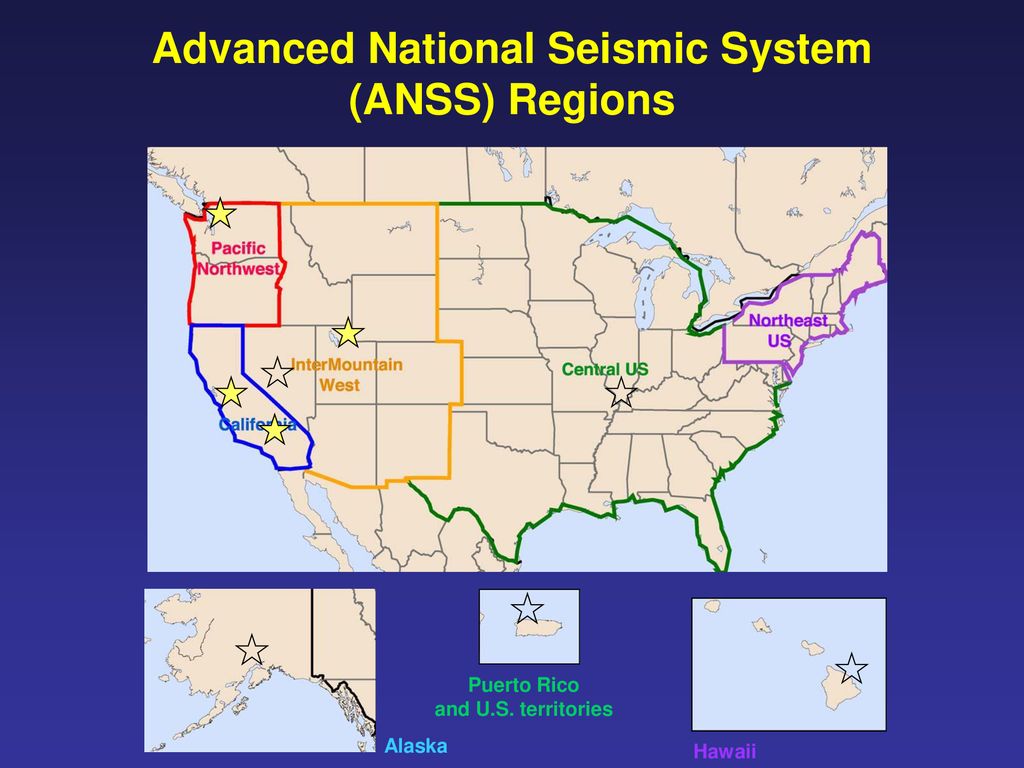 Advanced National Seismic System (ANSS) Regions