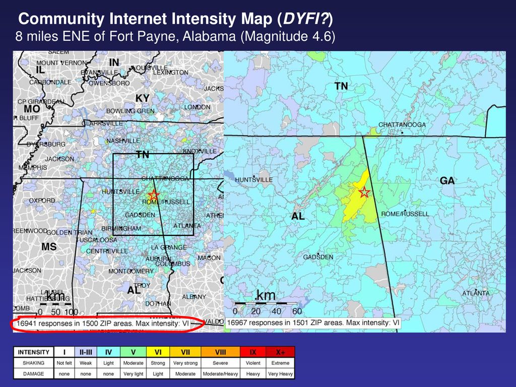Community Internet Intensity Map