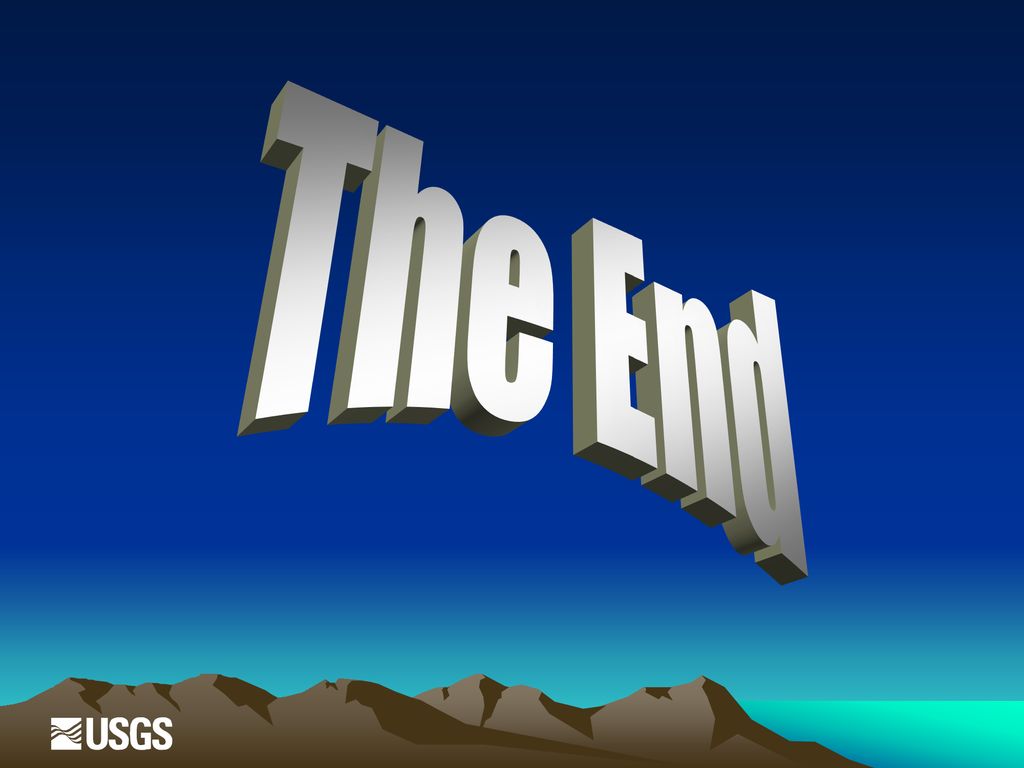The End The End. CONCLUSIONS: