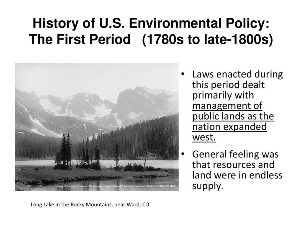 U.S. Environmental Policy - ppt download