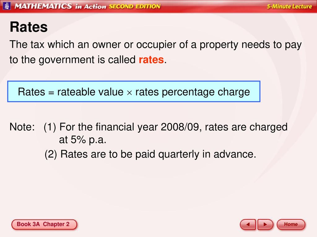 Rates and Property Tax. - ppt download
