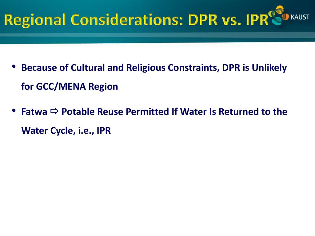 Regional Considerations: DPR vs. IPR
