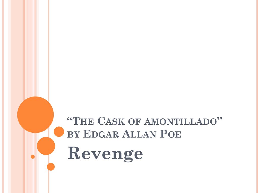 the cask of amontillado revenge essay