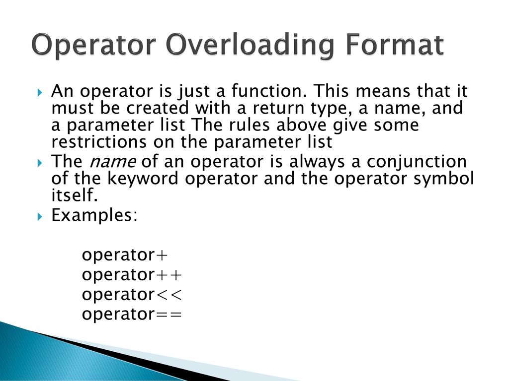 Object Oriented Programming COP3330 / CGS ppt download