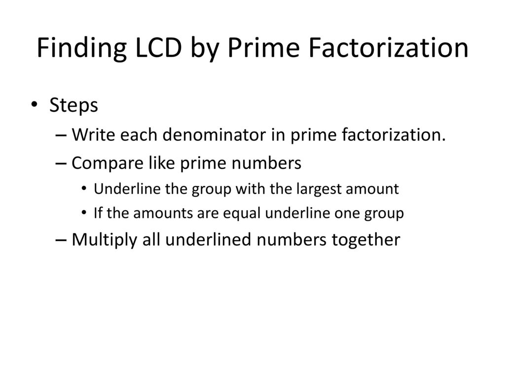 Adding and subtracting like fractions least common denominator ppt