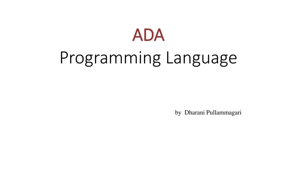 by Dharani Pullammagari - ppt download