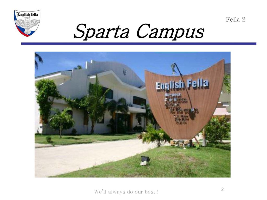 English Fella 2 Sparta Campus Ppt Download